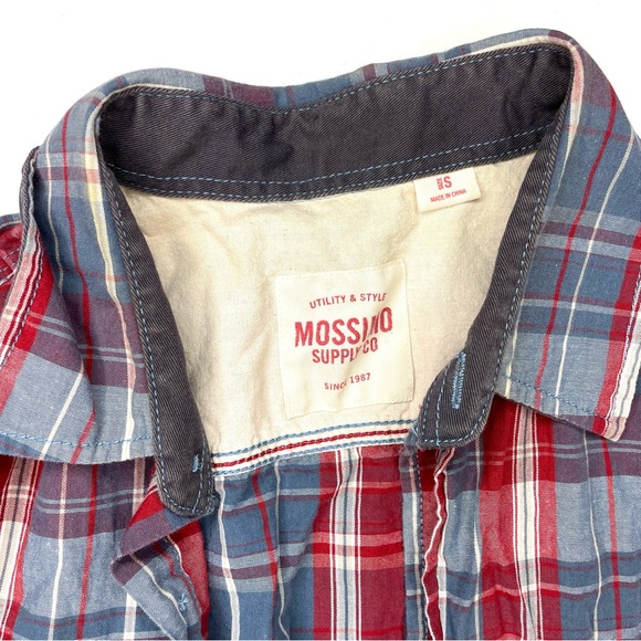Plaid Long Sleeve Mossimo with Elbow Patches - size S - Picture 3 of 9